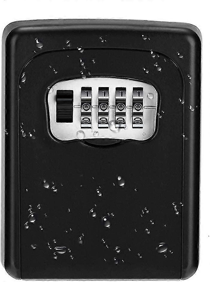 Wall-mounted Key Safe, 4-digit Password Box, Key Cabinet