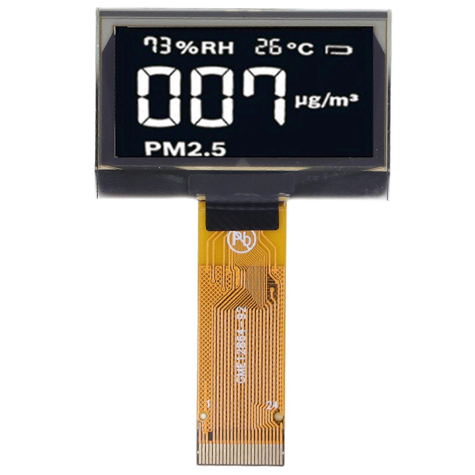 وحدة عرض LCD لوحة رقمية 1.54in 128x64 محرك SSD1309 24 دبوس مجموعة الملحقات كيت MRC128-1 أبيض