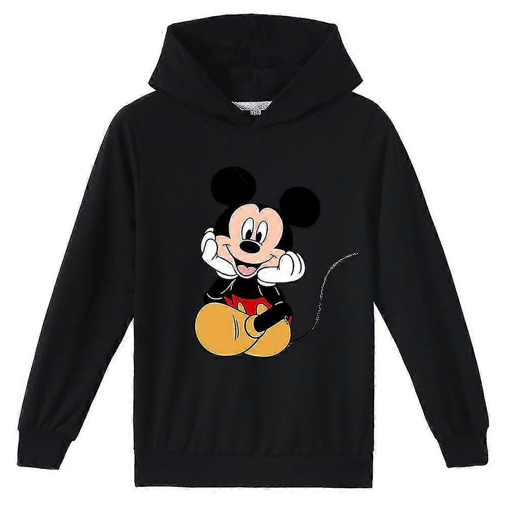 Mickey Mouse Cartoon Bambini Felpa con cappuccio Felpa felpa Ragazzi Ragazze Cappuccio Pullover Top Regalo di compleanno