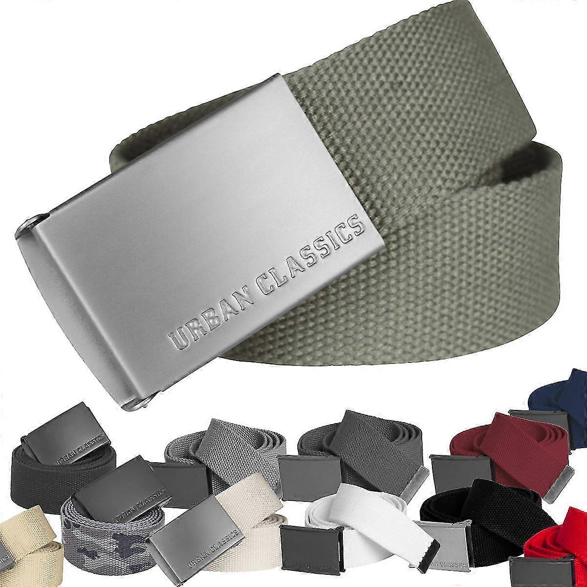 Urban classics - CANVAS fabric belt, adjustable to 120cm