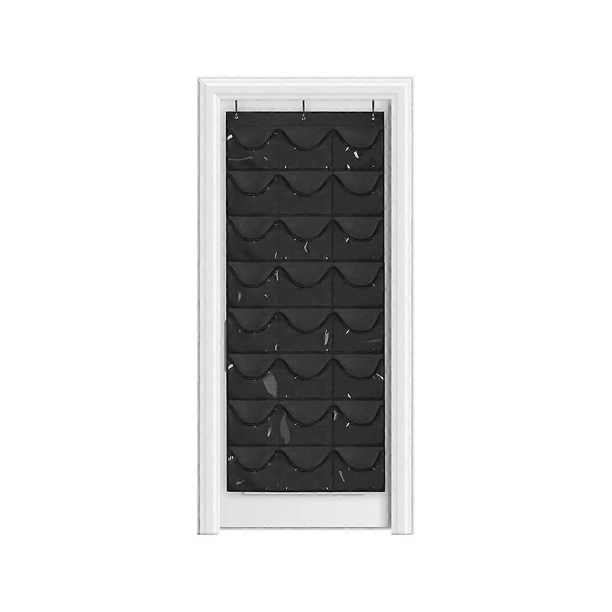 Over the Door 24 Mesh Pocket Hanging for Closet Entryway Medium Size Shoe Holder Shoe Rack