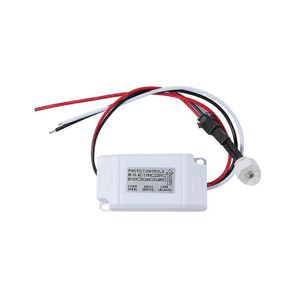 IP44 DC12V 24V AC220V Mini Outdoor Light Control Photo Sensor Switch 25A 100W Delay Light Contrl Photo Sensor for Lamps