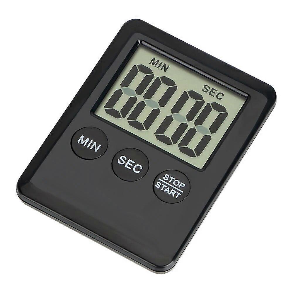 DIYWORK Square Kitchen Cooking Timer with Magnet Thin Simple Fashion Alarm Clock Large LCD Digital Screen