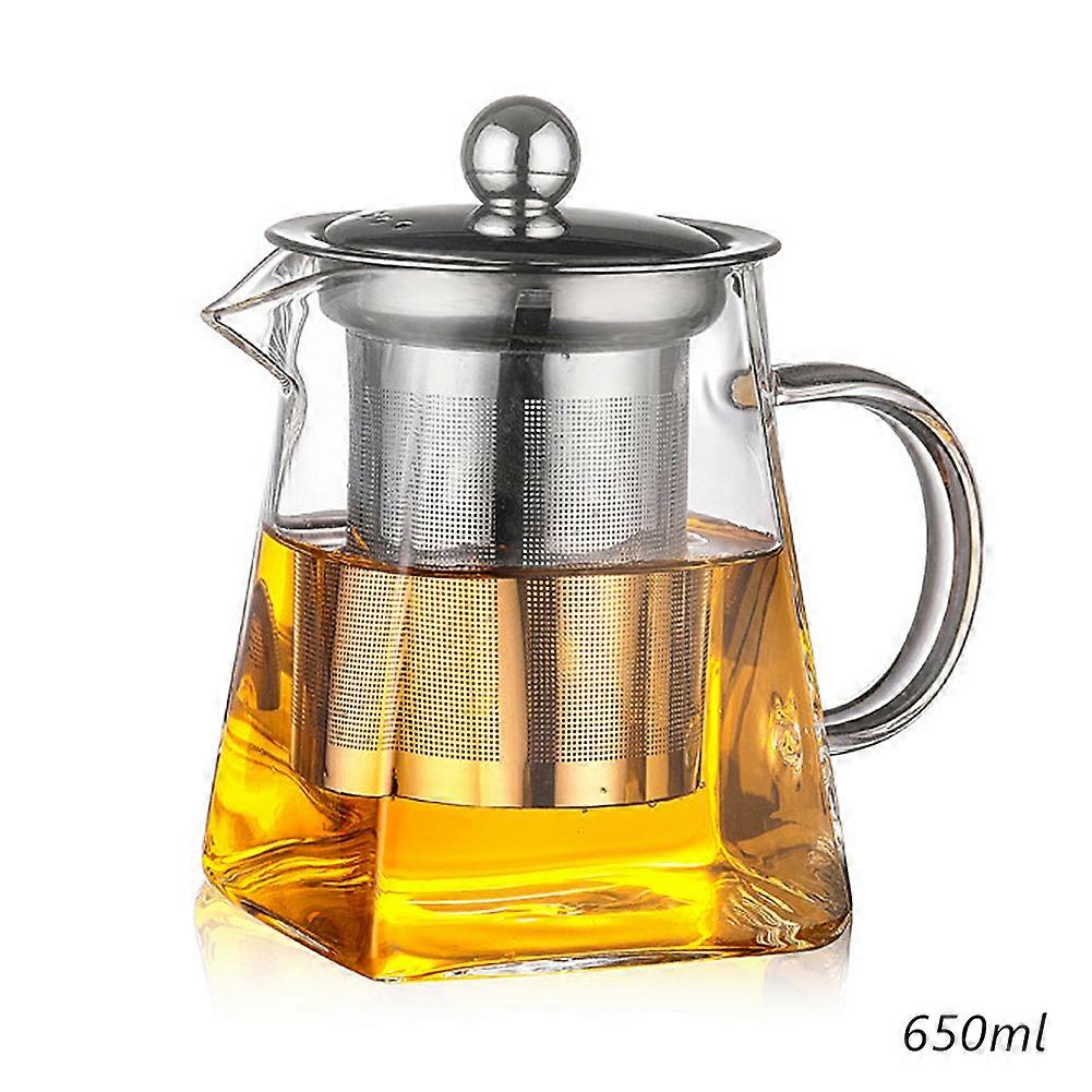 Glass Teapot Set Heat-resistant Explosion-proof Teapot for Making Coffee
