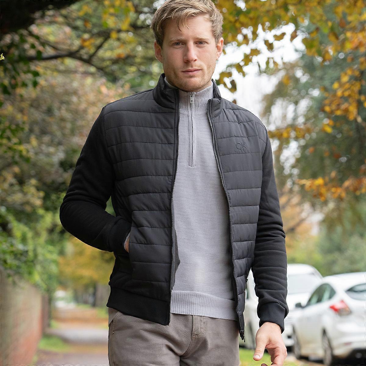 Quilted Jacket Outline Logo Jacket Calvin Klein CALVIN KLEIN