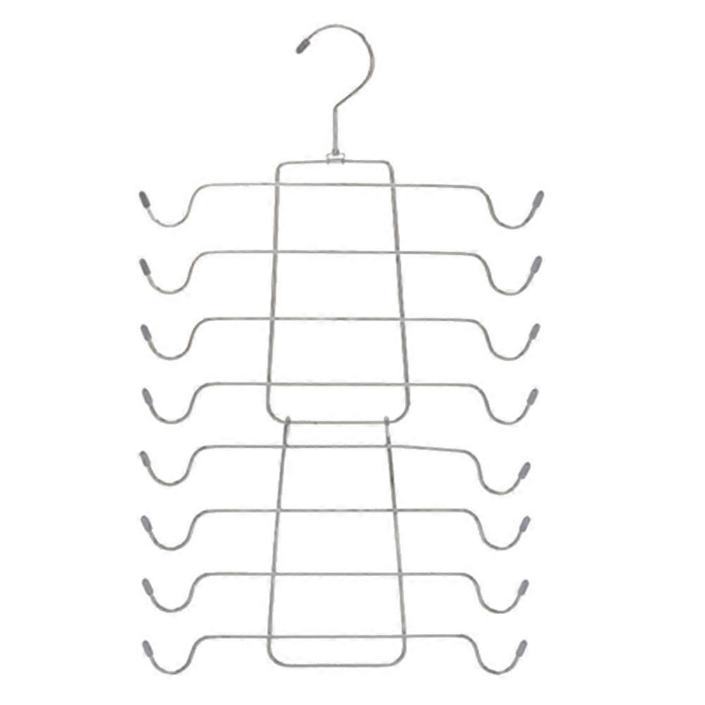Multi Layers Metal Hanging Bracket for Bra 360 Degree Swivel Hook & Folding Design Great for Hanging for Vests Ties