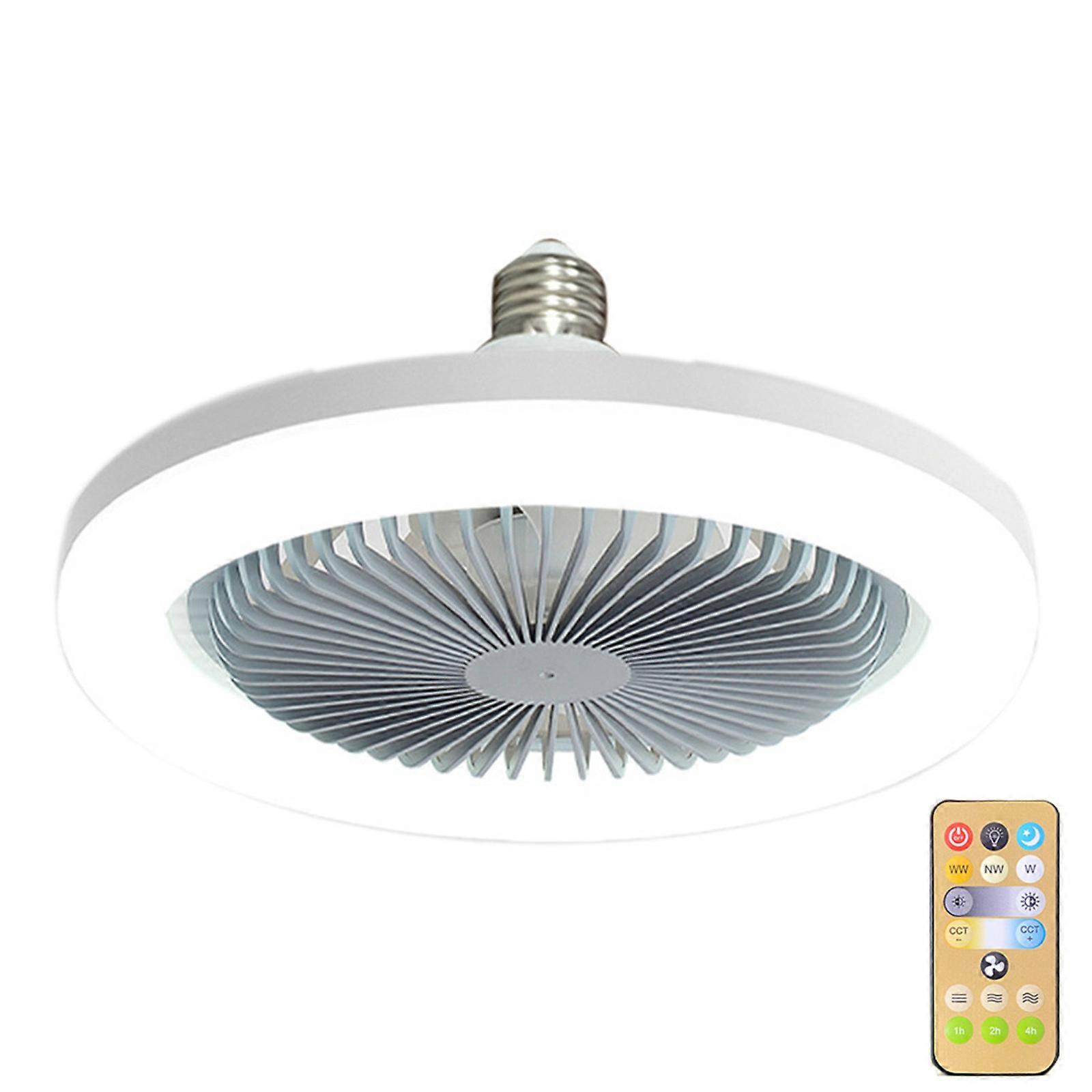 Ceiling Fan With Lights,Enclosed Low Profile Fan Light,Ceiling Light With Fan,Hidden Electric Fan