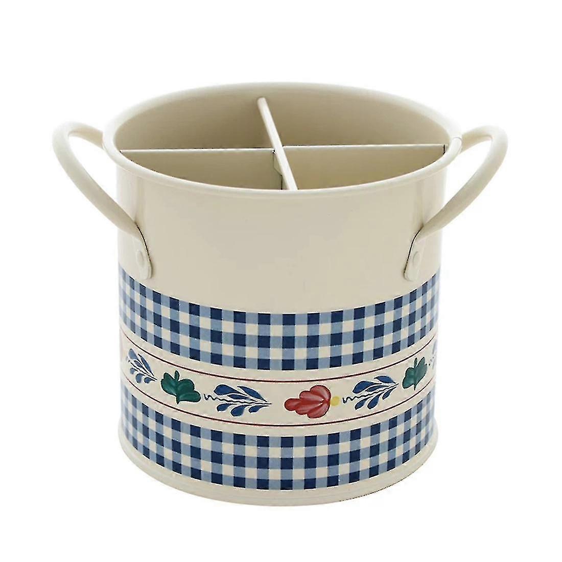 Spoon Fork Pot Holder Tableware Storage Bucket Utensil Container B