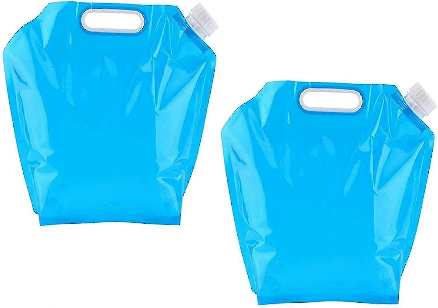 2 Pieces Water Canister Foldable, 10l Water Container Portable Water Tank For Hiking Camping Bbq