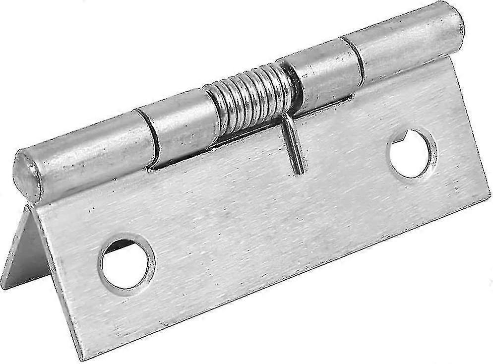 Self Closing Spring Hinge 0.98" Stainless Steel Brushed Diy Hardware 5pcs Per Pack