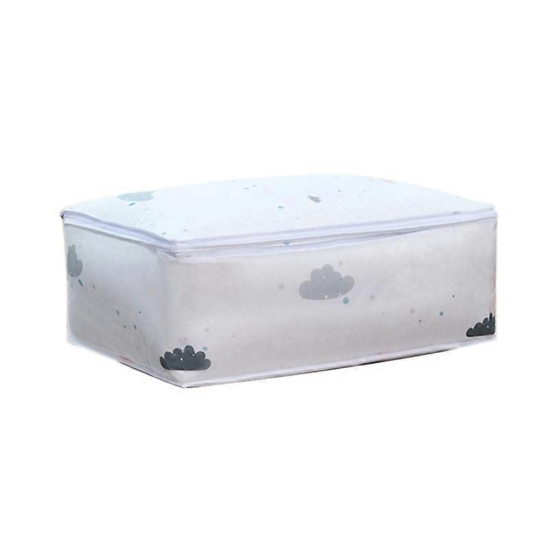 Quilt Storage Holder Printing Pattern Space-saving PEVA Quilt Clothes Blanket Storage Bag for Closet KAESI
