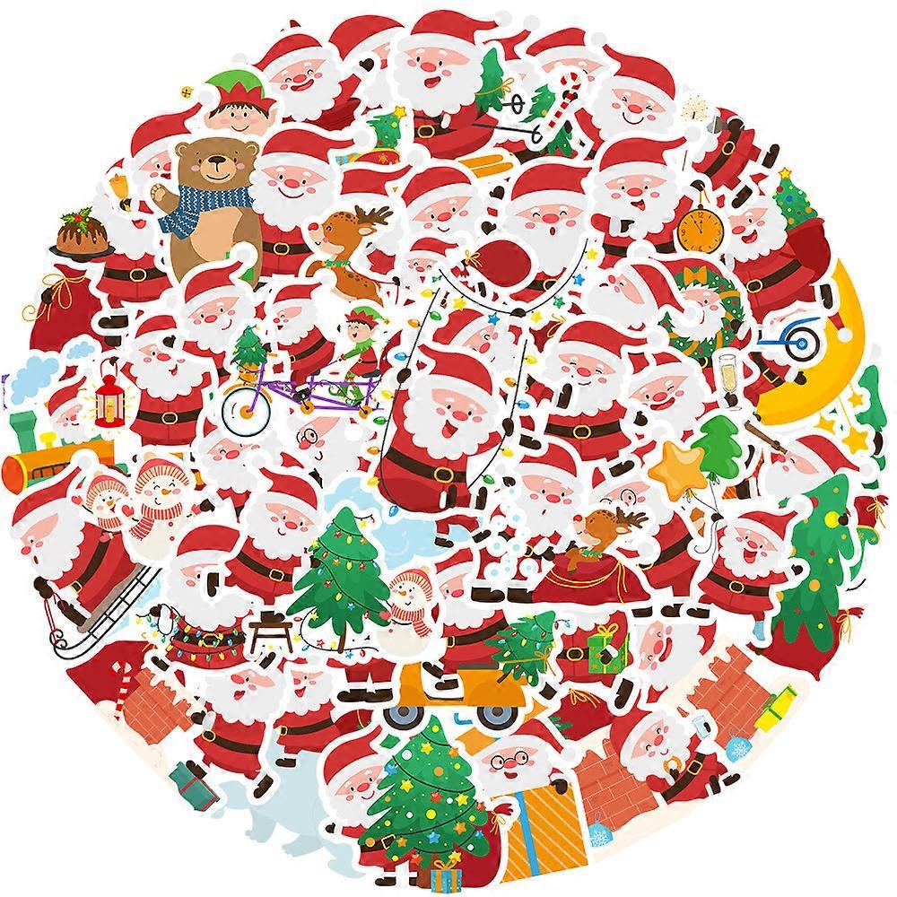 50 Pcs Christmas Stickers Fun
