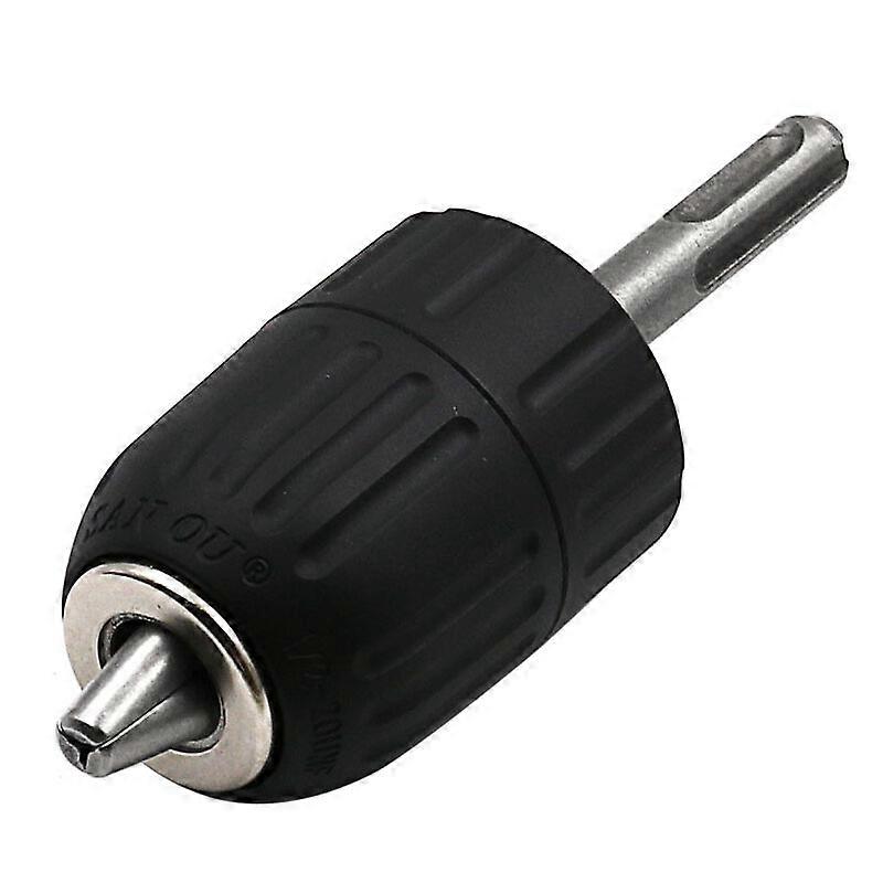 2-13mm Keyless Chuck with 1/2' SDS Adapter High Performance Detachable Keyless Conversion Tool for SDS, GSB and GSR