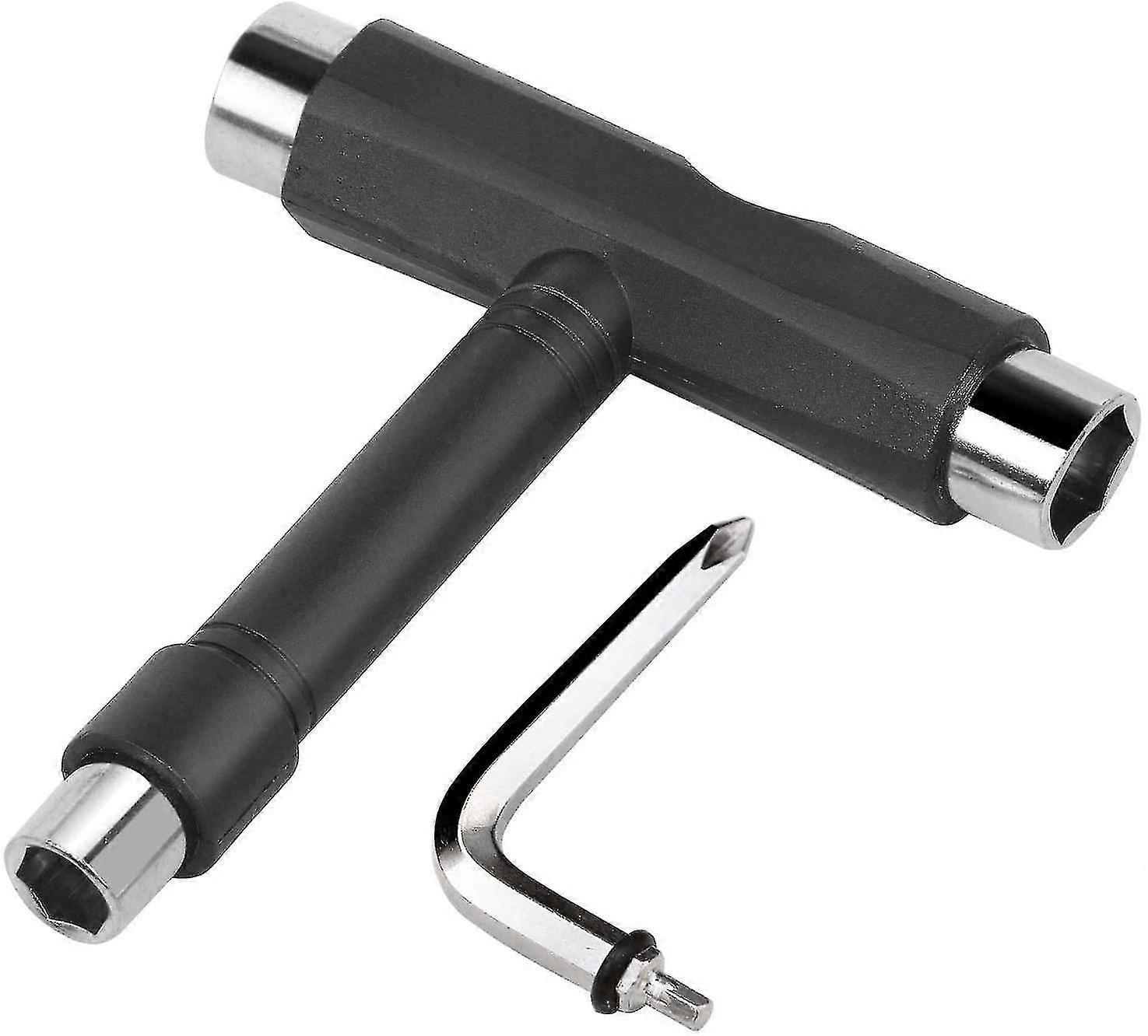 Skateboard Tool Wrench With Allen Key - All-in-one Multifunctional Tool Skateboards, Longboard Miniboard(1pcs,black)