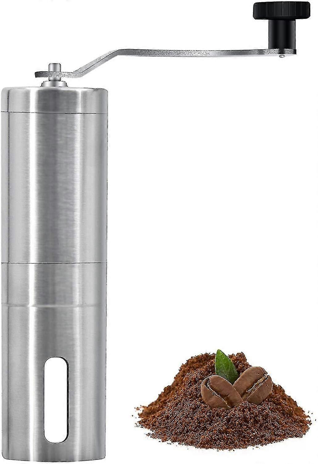 Manual Coffee Grinder - Adjustable Setting Portable Conical Burr Mill
