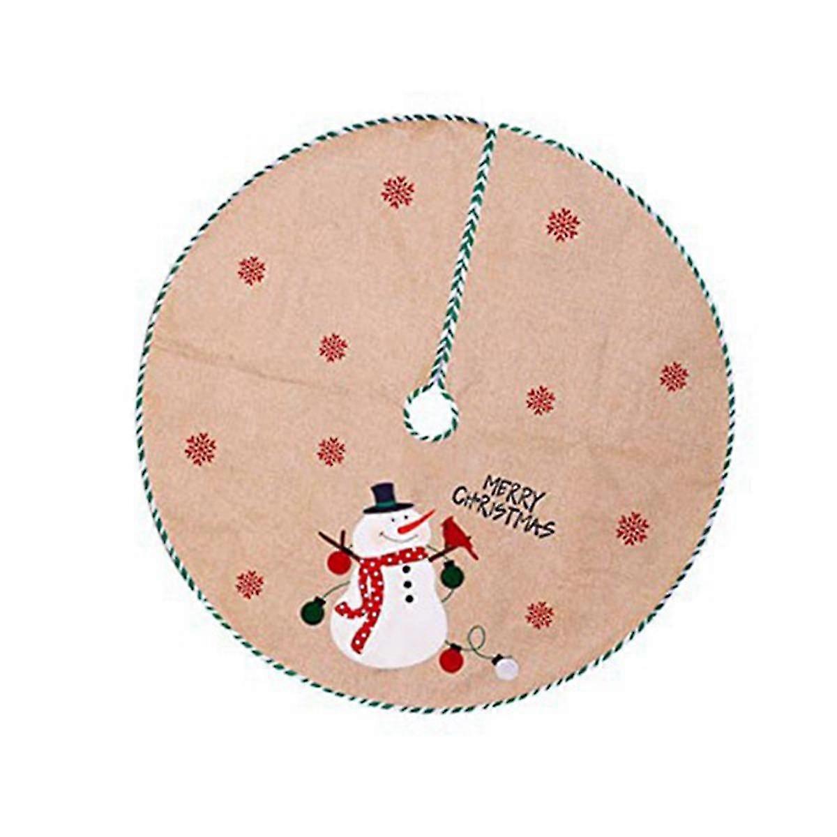 Christmas Tree Skirt Christmas Tree Ornament Lattice Style Soft Christmas Tree Mat Pattern