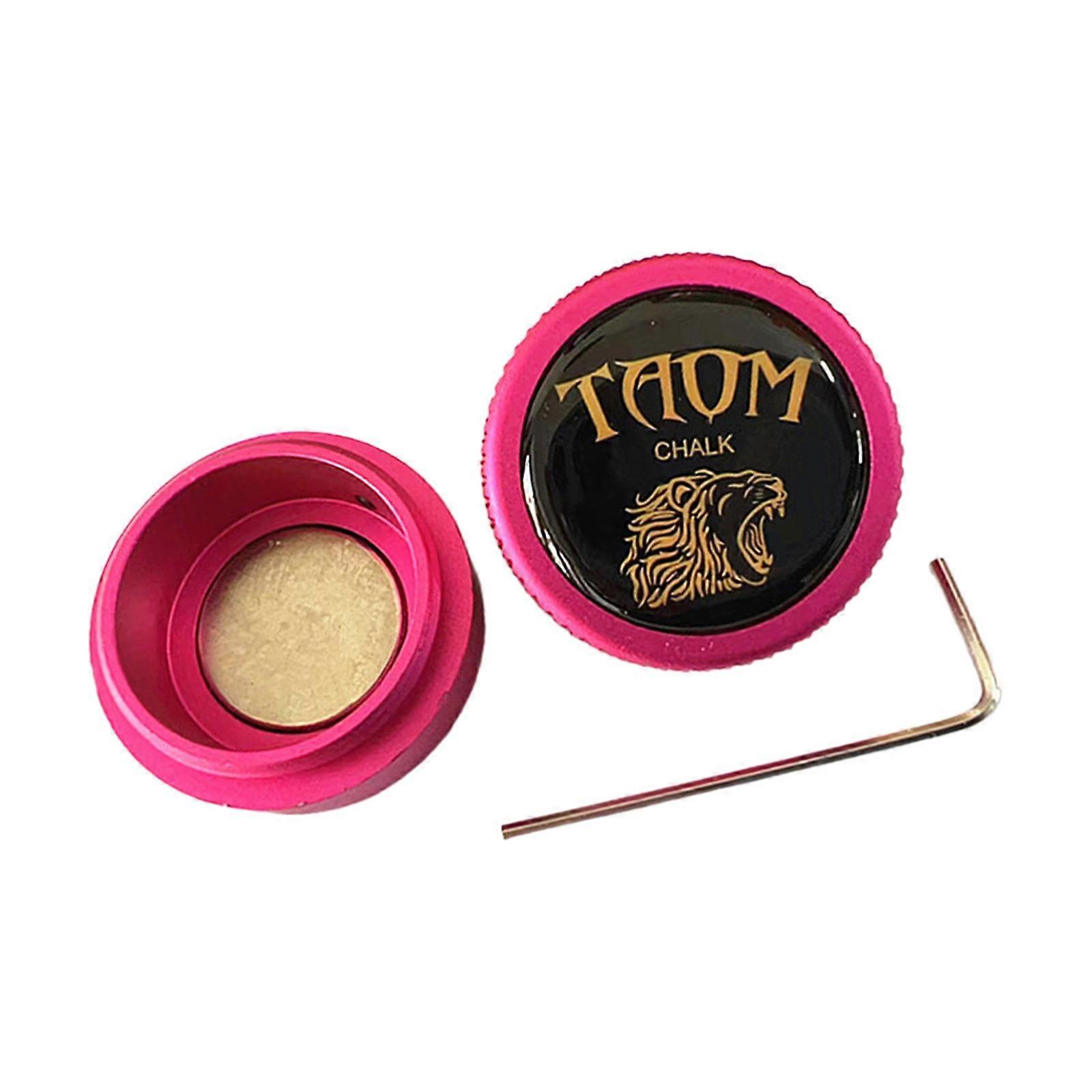 Pool Chalk Holder Storage Box Chalk Tip Case Container Billiard Chalk Holder Red