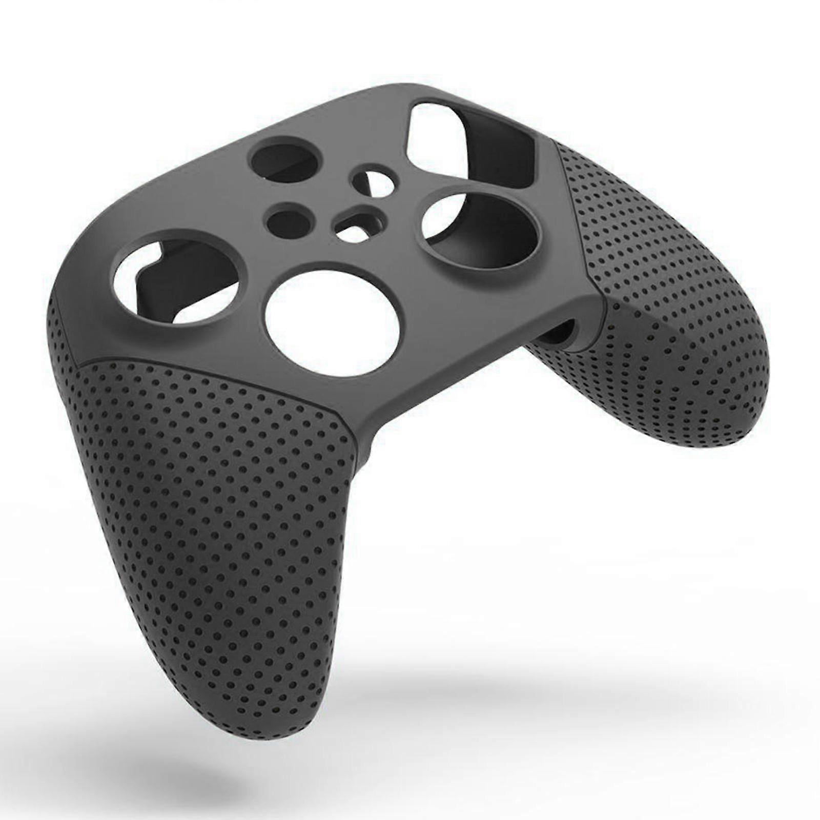 2x Silikon Case Cover Skin Joystick Griff für Series S X Controller Schwarz