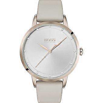 Twilight analoog kwartshorloge voor dames met koeienhuid armband 1502461