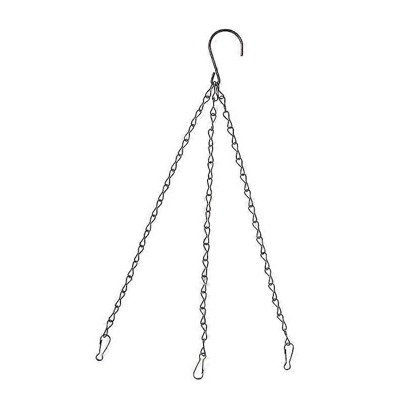 3 Point Flower Pot Chain with S-shape Hooks Durable Reusable Heavy Duty