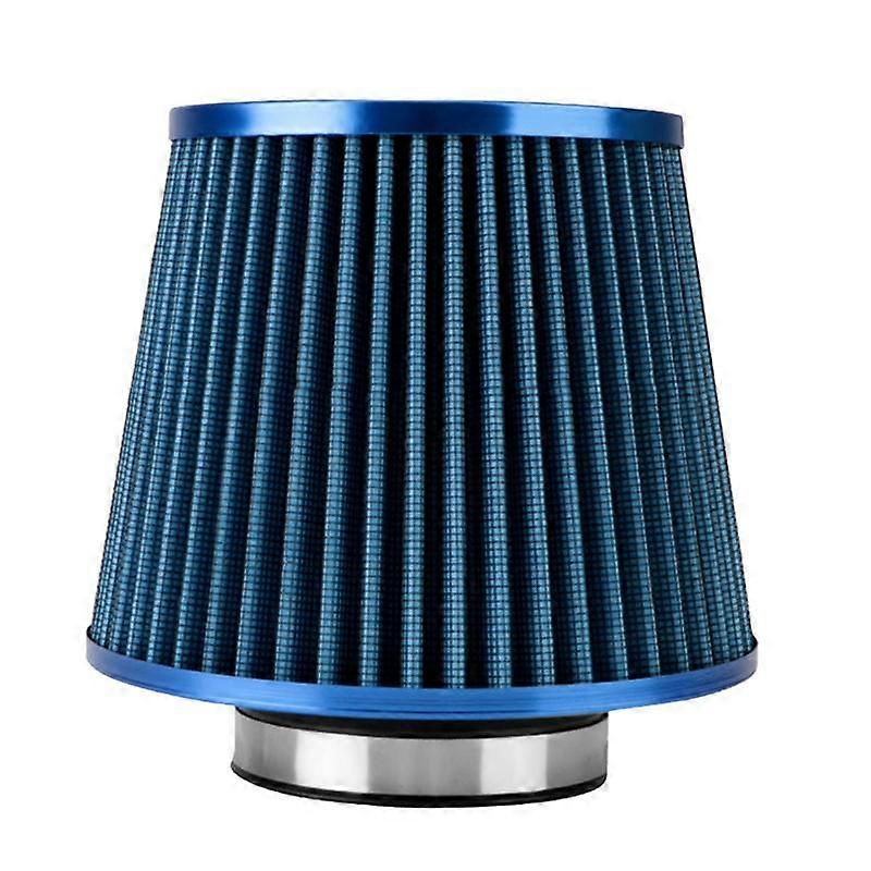 76mm Air Filter Mushroom Head Filter Exhaust Filter Intake Filter Universal Car Supplies Blue
