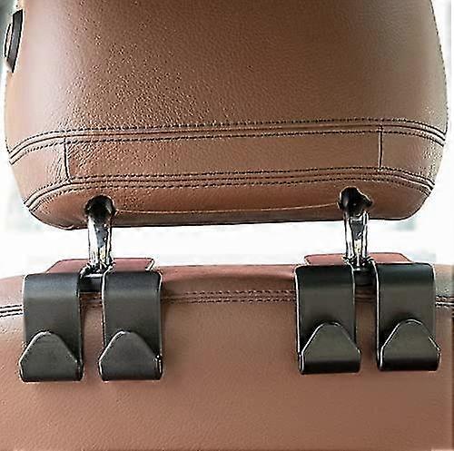 2 Sets Of Four Hooks Headrest Hooks For Car, Car Purse Hook, Multifunctional Universal Car Headrest Hook Capable Of Holding Mobile Phones