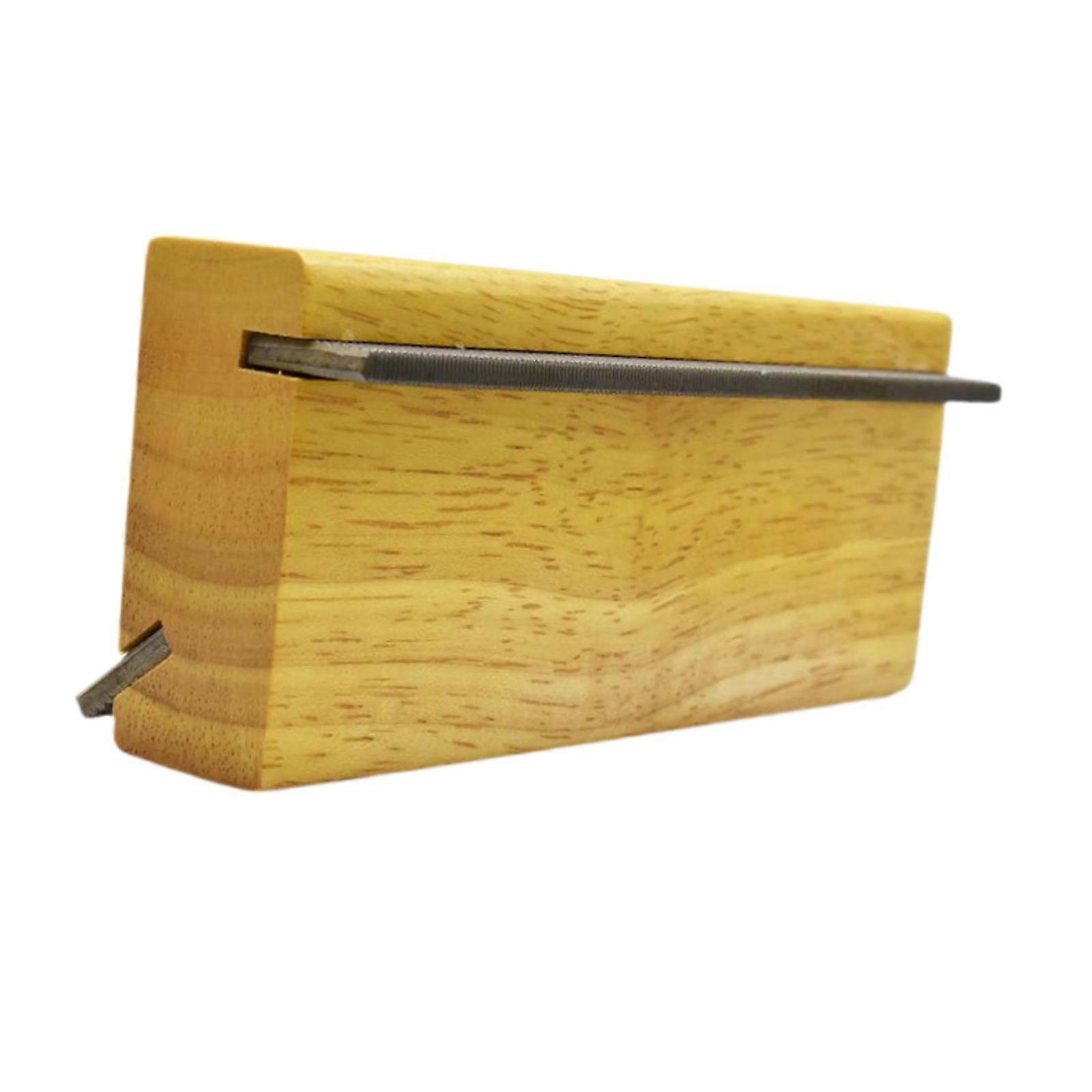 Fret End Beveling File 35/90 Degree Fret Crowning End Bevel File for Shaping