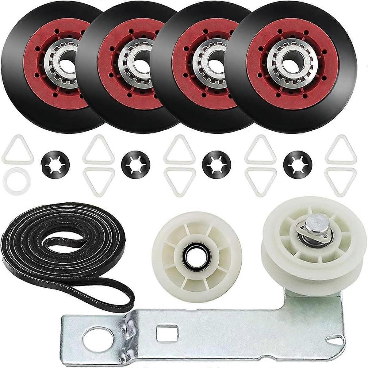 4392067 Dryer Repair Kit and W10837240 Dryer Idler Pulley Kit Include WPW10314173 Rollers & 661570V