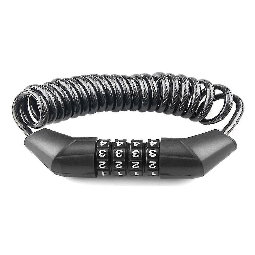 Bicycle Lock Steel Cable Chain Security Password Anti-Theft Combination Number Code Porta