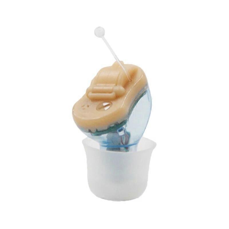 Hearing Aid Mini Sound Amplifier Enhancer Noise Ear Reduction Enhanced Speech Feedback Cancellation Suitable for Adults Elderly