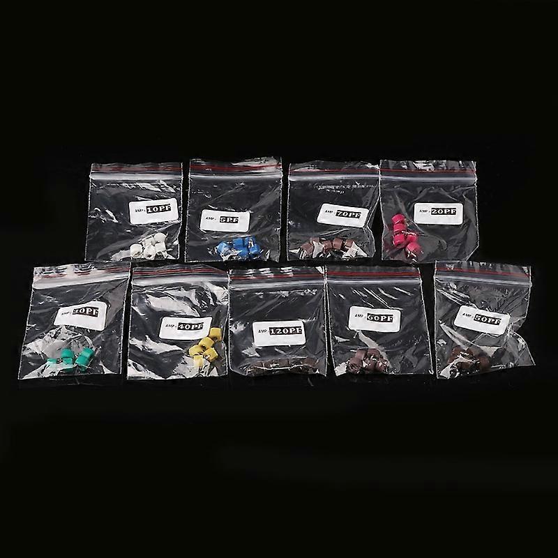 45 Pcs 9 Values Trimmer Capacitor Kit Assorted Adjustable Variable Capacitors