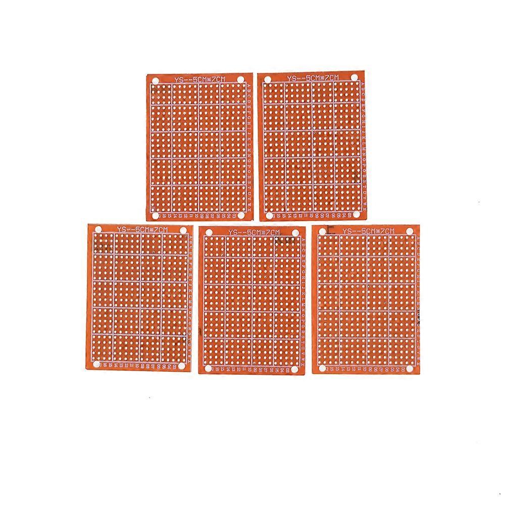ZLinKJ 10pcs 5X7CM 1.2mm orange PCB Protoboard Circuit Board PCB Prototype PCB Board Single Side Copper PCB Plate