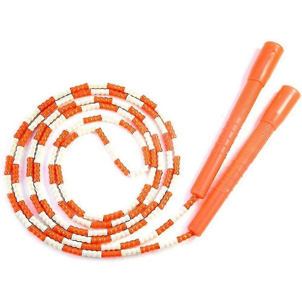 rope soft ping adjustable fancy jump workout(orange beaded segment