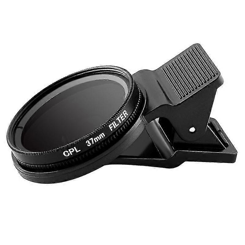 Φίλτρο κάμερας φακού τηλεφώνου 37mm Ultrathin Clip-on CPL (Μαύρο)