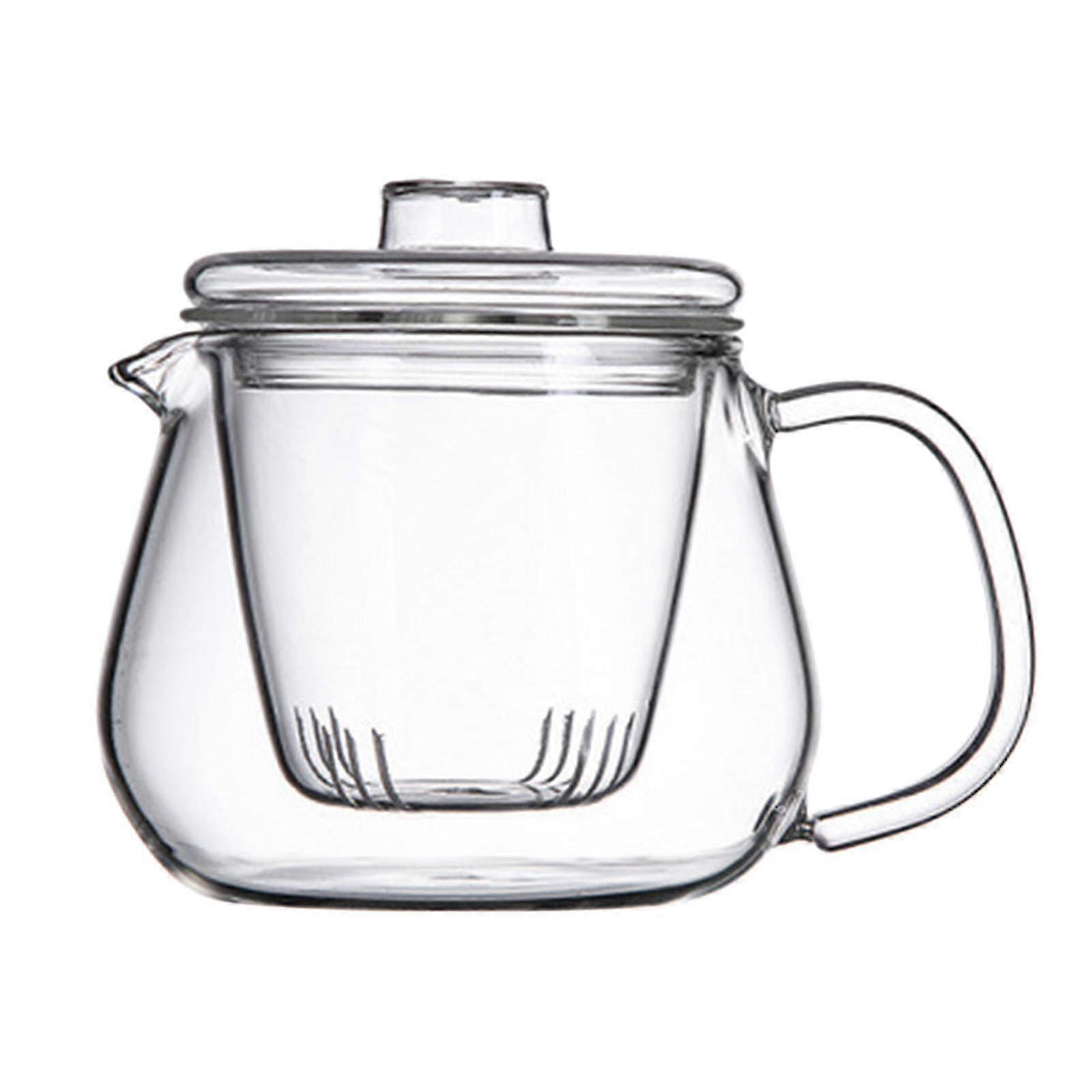 Tea Pot Loose Leaf Tea Kettle W/ Removable Strainer Glass Teapot