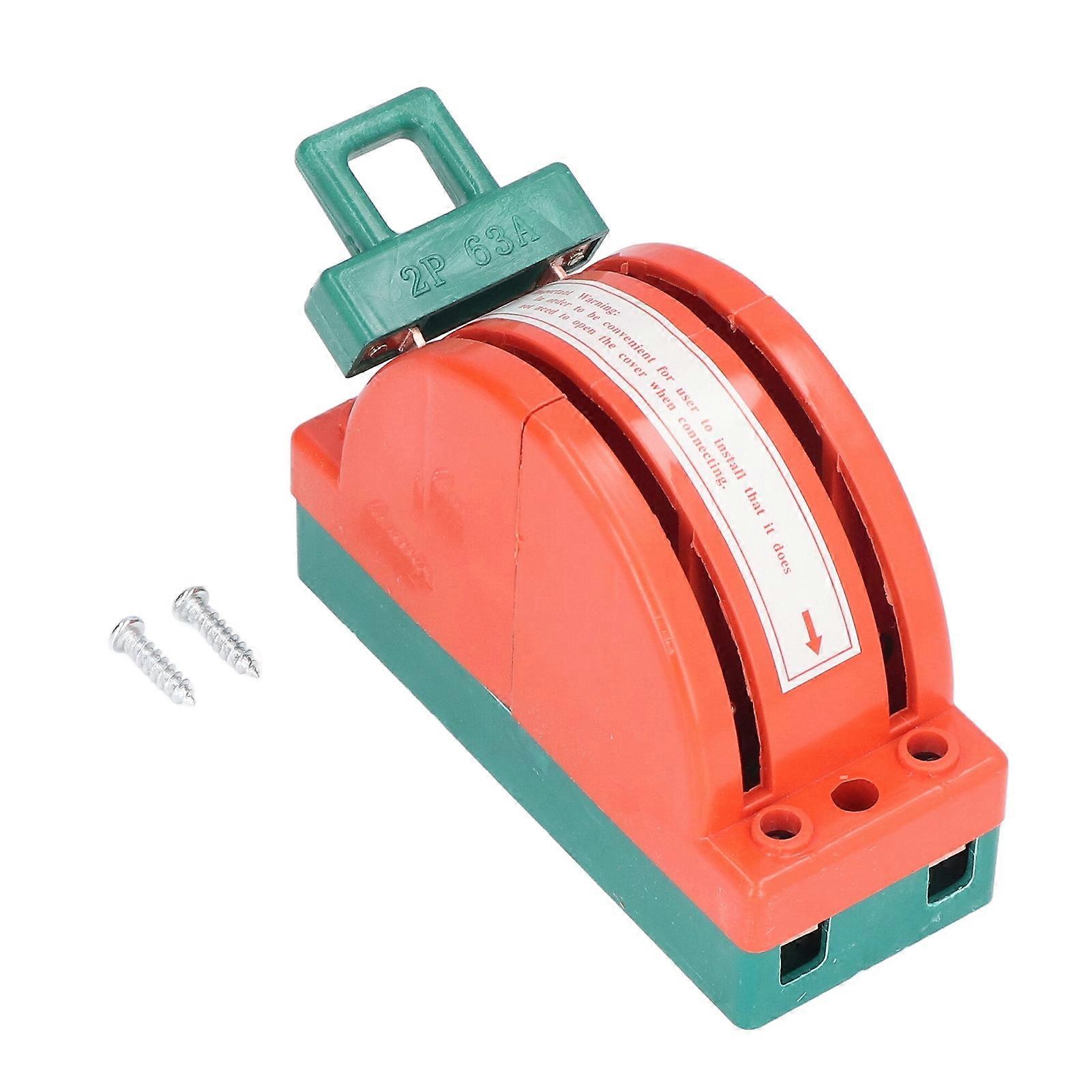 Interrupteur à couteau HK11, interrupteur bidirectionnel à double sens de sécurité pour appareils électroménagers industriels 2P 63A
