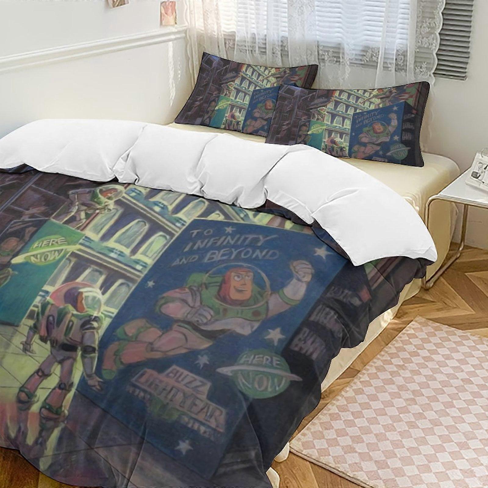 Bedding set WY401 Toy StoryCartoon Collection 3-Piece Comforter Set, Personalized Bedding Decor for Kids And Teens  Bed Sheets ZA401