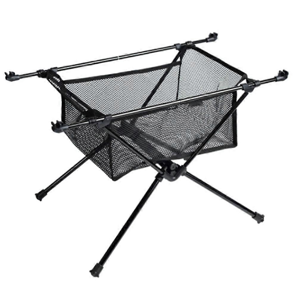 Storage net under the table, portable storage bag, folding table, light, large capacity, kitchen utensils