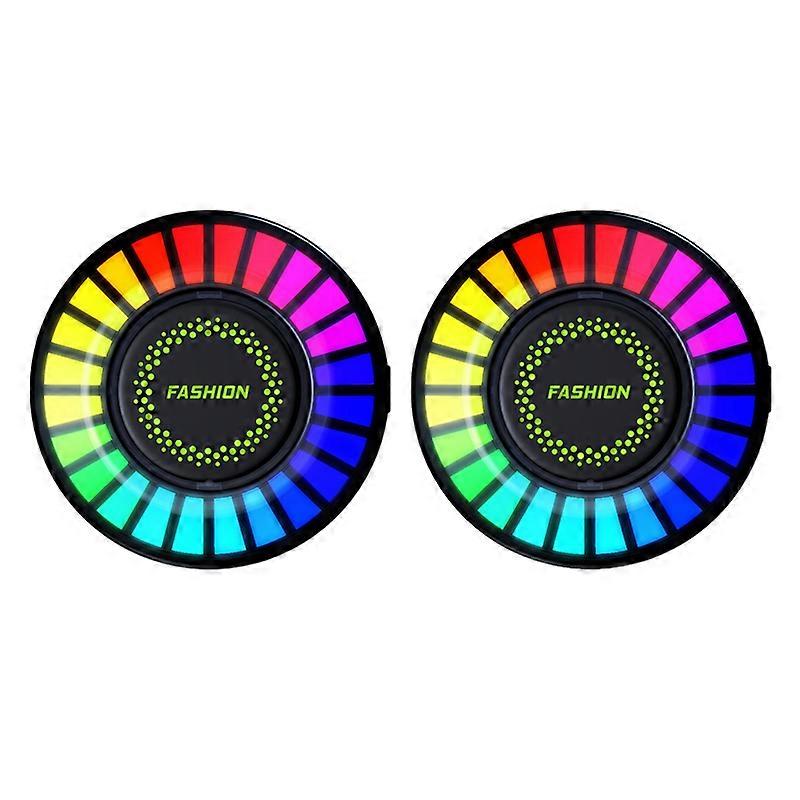 Bluetooth APP Control Car Air Freshener with LED Aroma Atmosphere Fragrance Accessory RGB Strip Sound Control Voice Rhythm Light| |