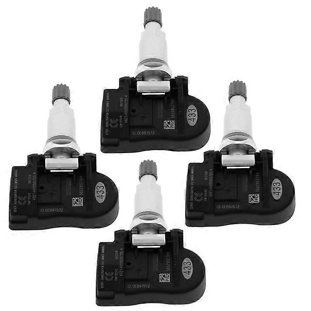 4PCS Tire Pressure Monitoring System Sensor 68001698AA 433Mhz For Jeep Grand Cherokee(WK) Wrangler(JK) Commander 56029527AA TPMS