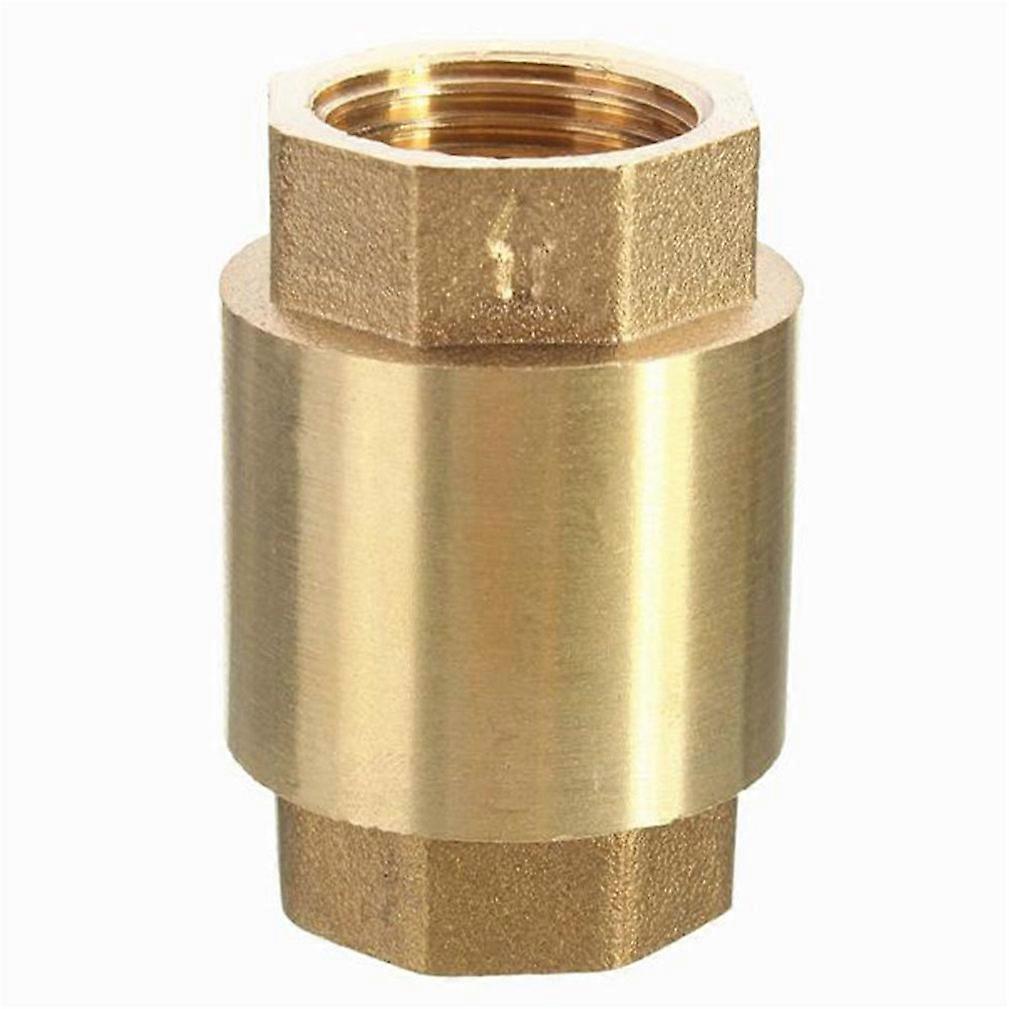 Thread Check Valve Tool Connector In Line Accessories Water Control Spring Brass Vertical Home DIY
