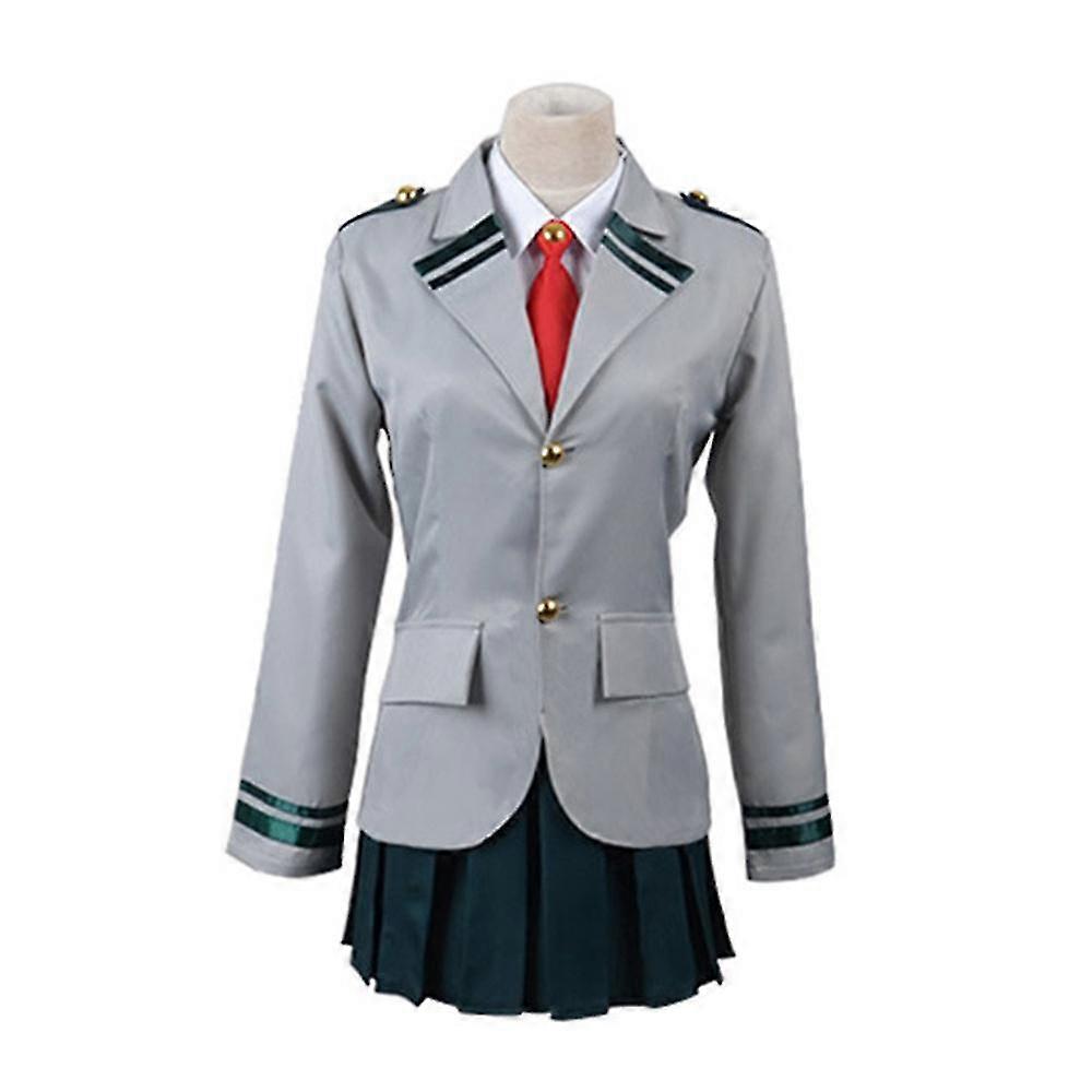 My Hero Academia Ochaco Uraraka Cosplay Kostüm Bayan Lisesi Üniforması Boku No Hero Academia Rol Yapma Takımı