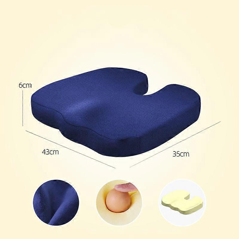 Pressure Relief Seat Cushion Back Pain Orthopedic Therapy Car Office Chair Wheelchair Support Tailbone Sciatica Relief Artifact