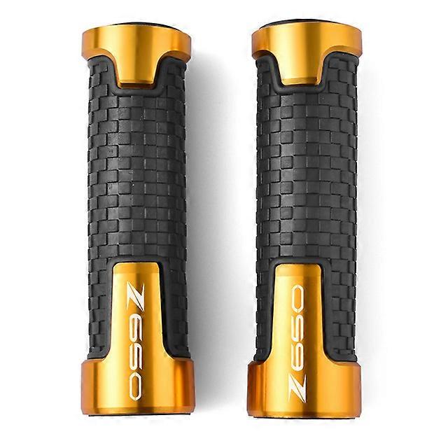 Z650 With LOGO Motorcycle Handlebar Grip Anti-Skid Handle Bar Motorbike Hand Grips For KAWASAKI Z650 z 650 2017 2018 2019 2020