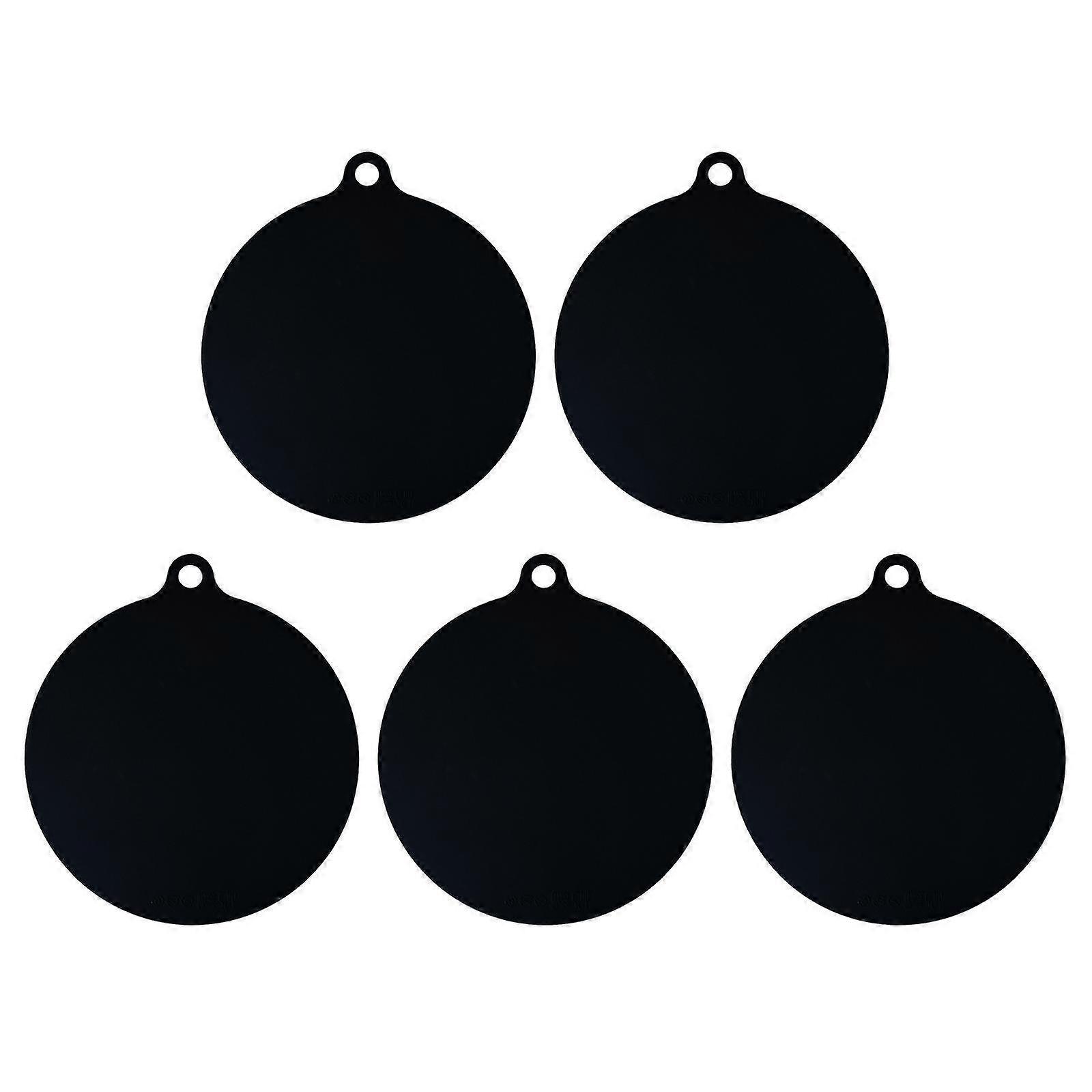 5 Pack Electric Induction Hob Protector Mat Anti-slip Mat , Black