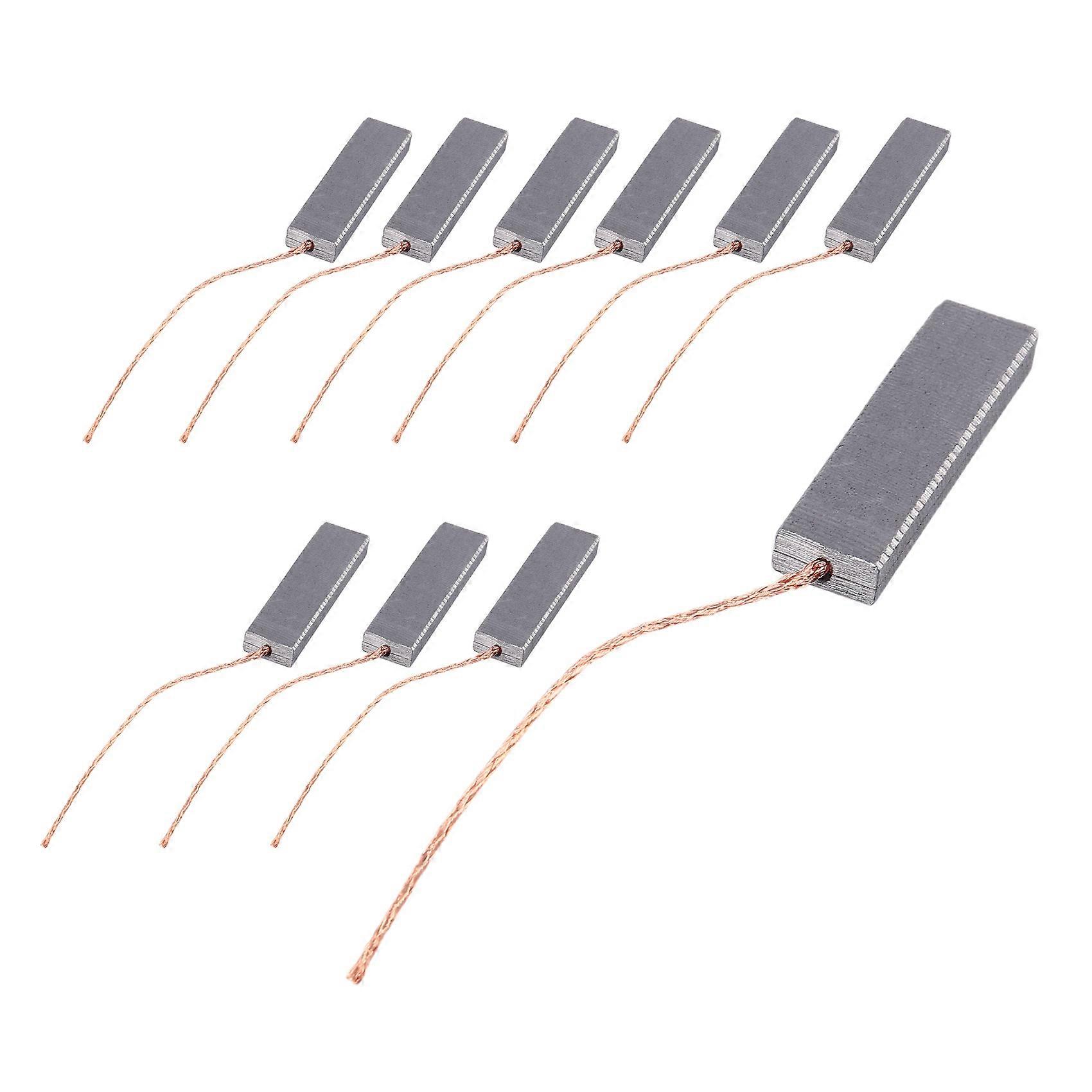 10Pcs Carbon Brushes Motor Carbon Brushes for Drum Type Washing Machine Parts 5X13.5X40mm