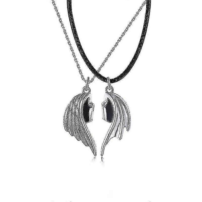 Demon And Angel Couple Necklace