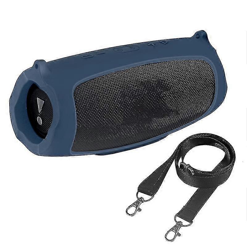 Silicone Case Shell Protective Cover With Strap Compatible -for -jbl Charge 5 Speaker