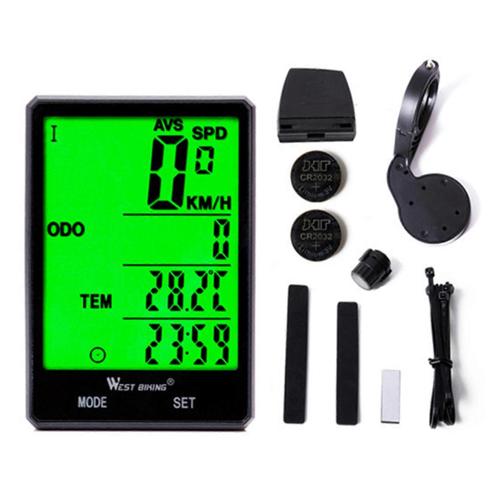 Bicycle Speedometer Watch Waterproof Wireless Cycle Computer Bicycle Odometer