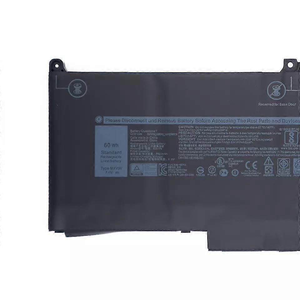 Unique Suitable For Latitude 13 5300 7300 14 7400 Mxv9v Laptop Battery